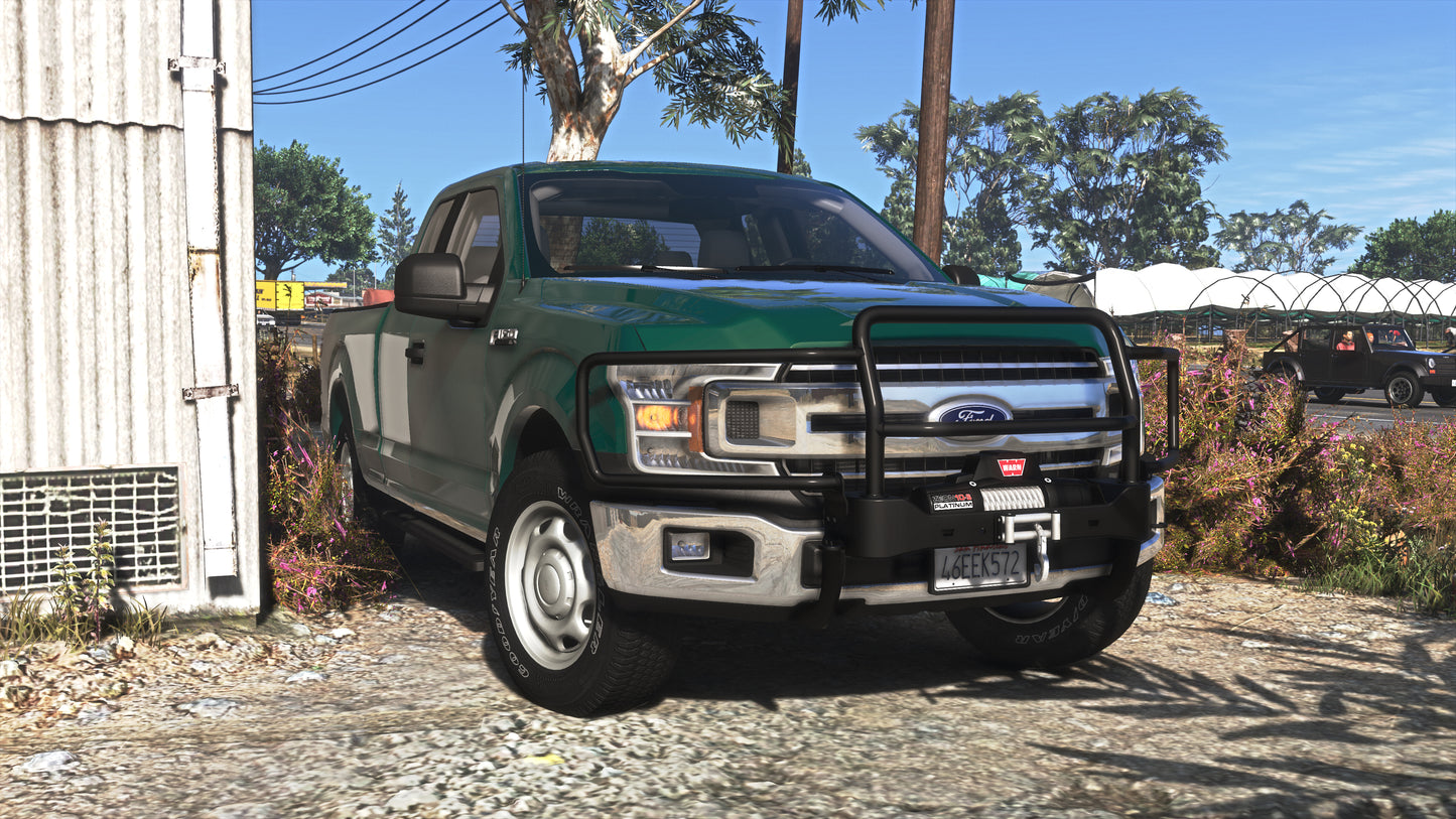 Off-Road Bumper with Winch